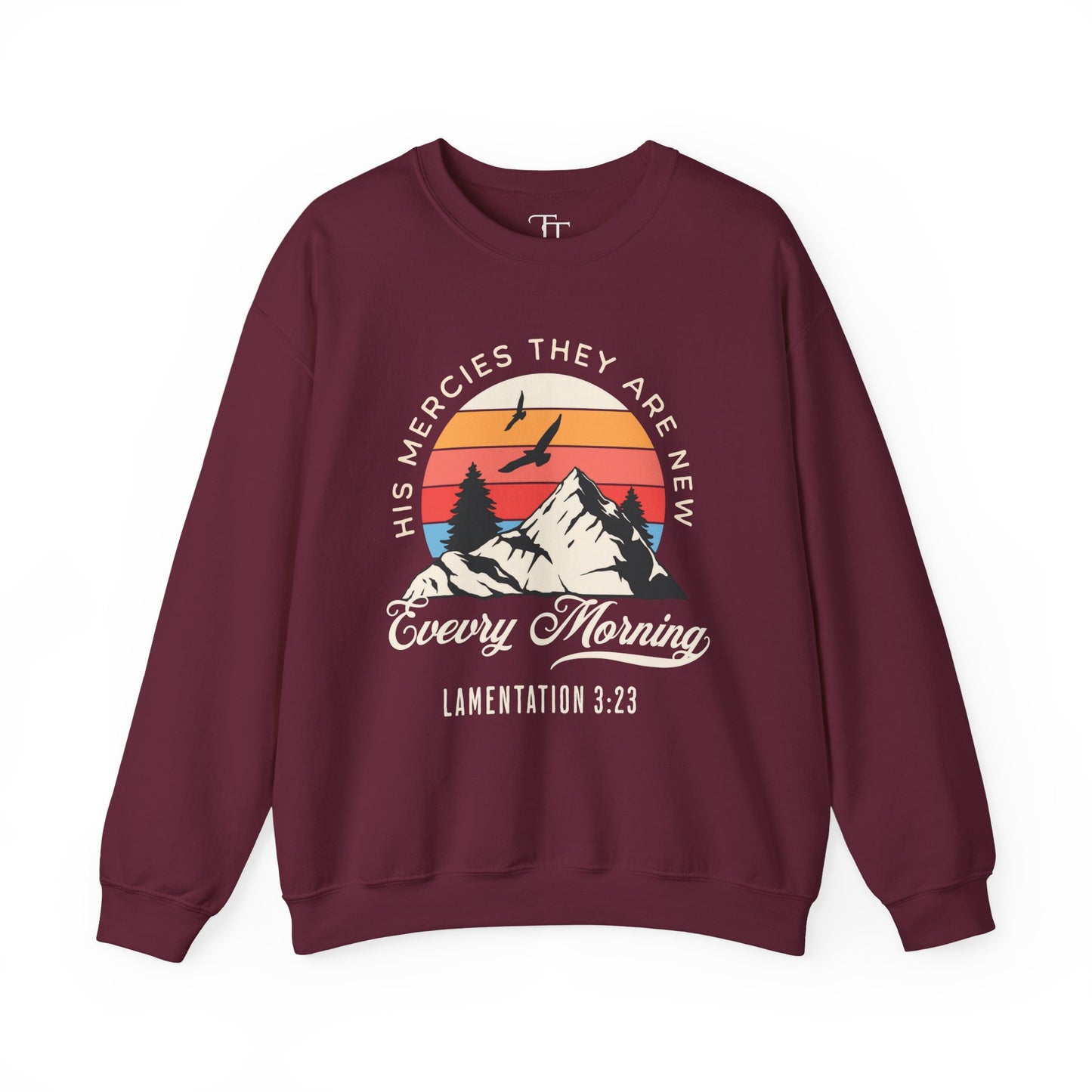 His Mercies They Are New Unisex Crewneck