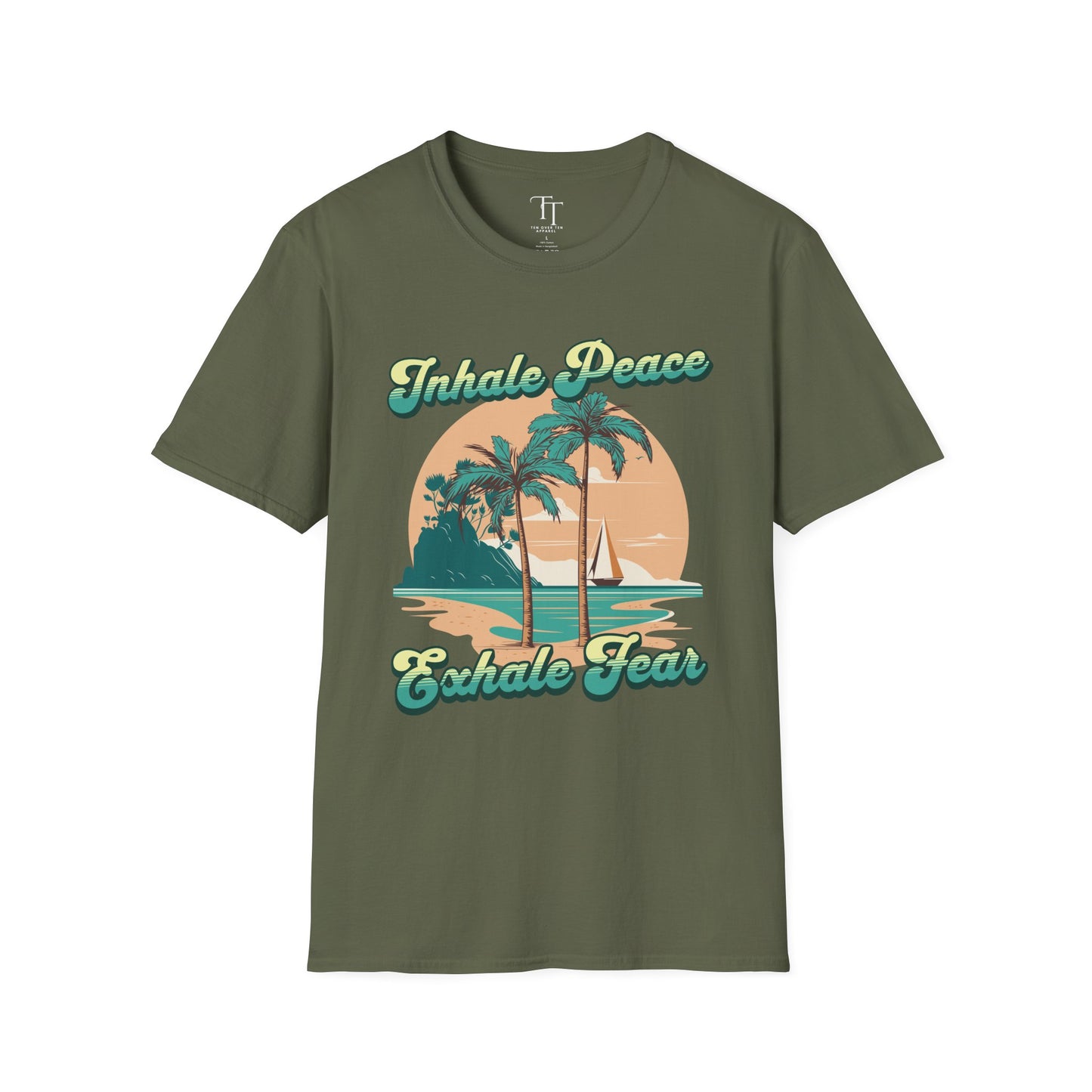 INHALE PEACE, EXHALE FEAR Unisex T-Shirt