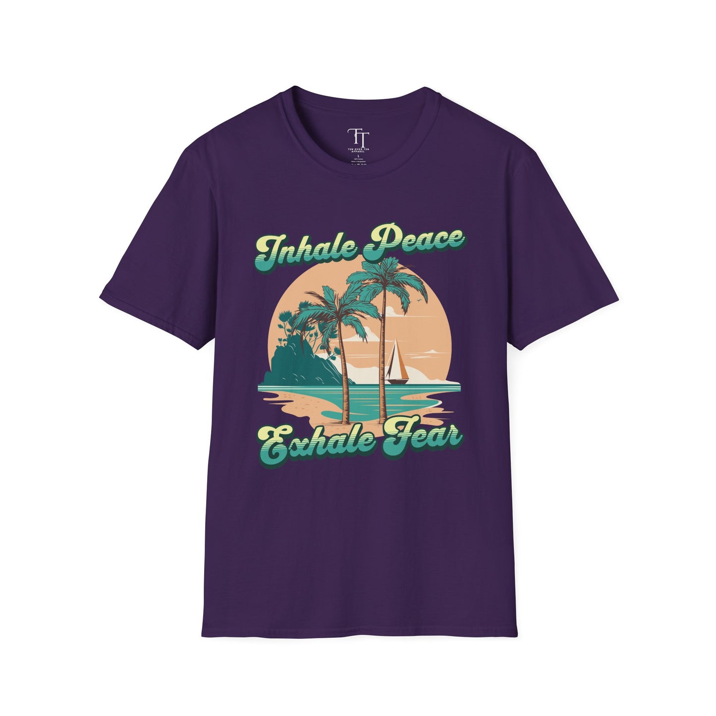INHALE PEACE, EXHALE FEAR Unisex T-Shirt