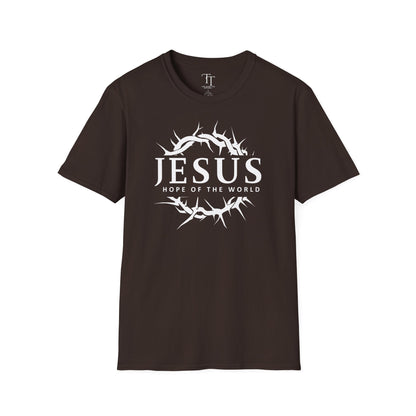JESUS, Hope Of The World Unisex  T-Shirt