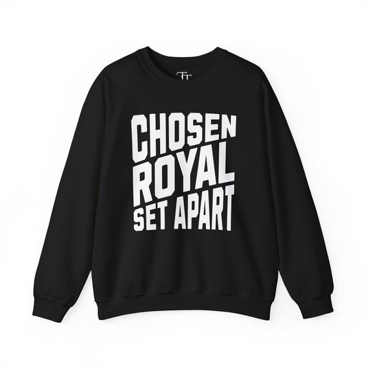 CHOSEN,ROYAL,SET APART Unisex Crewneck