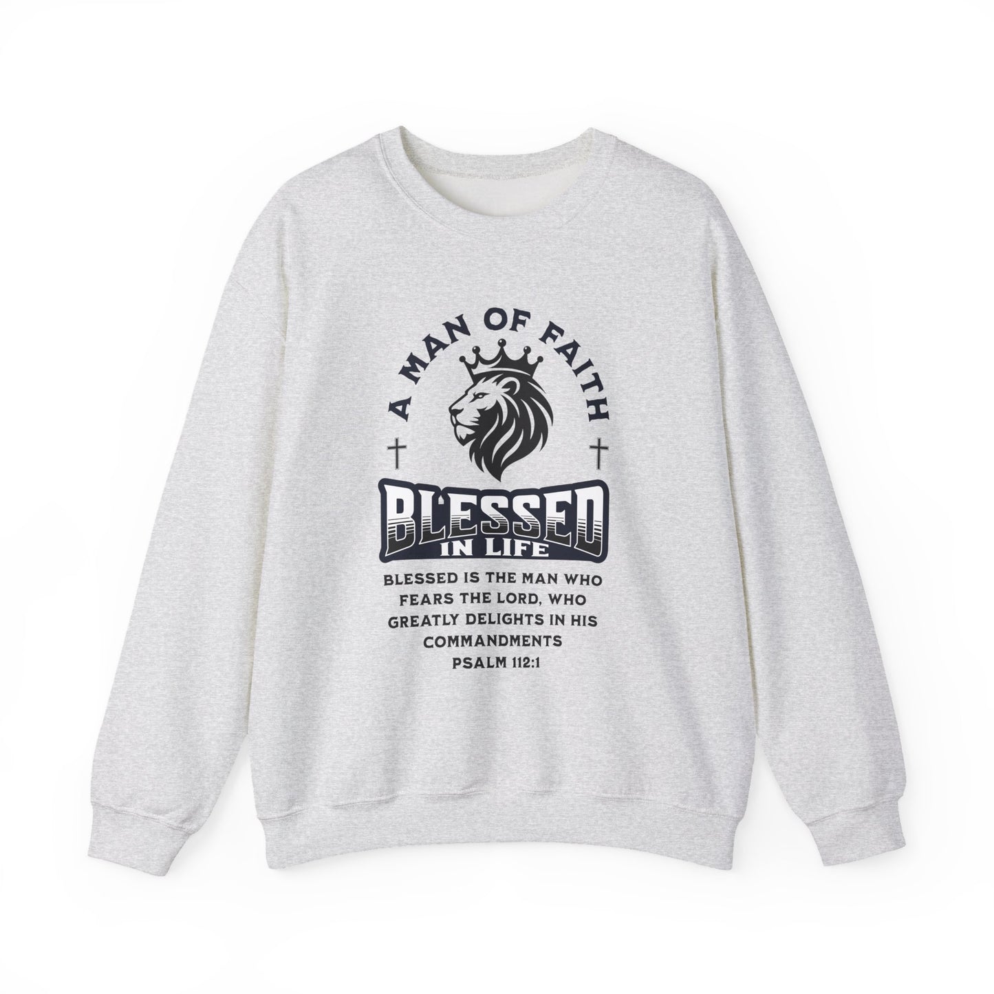 A Man Of Faith Men Crewneck