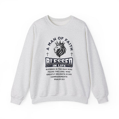 A Man Of Faith Men Crewneck