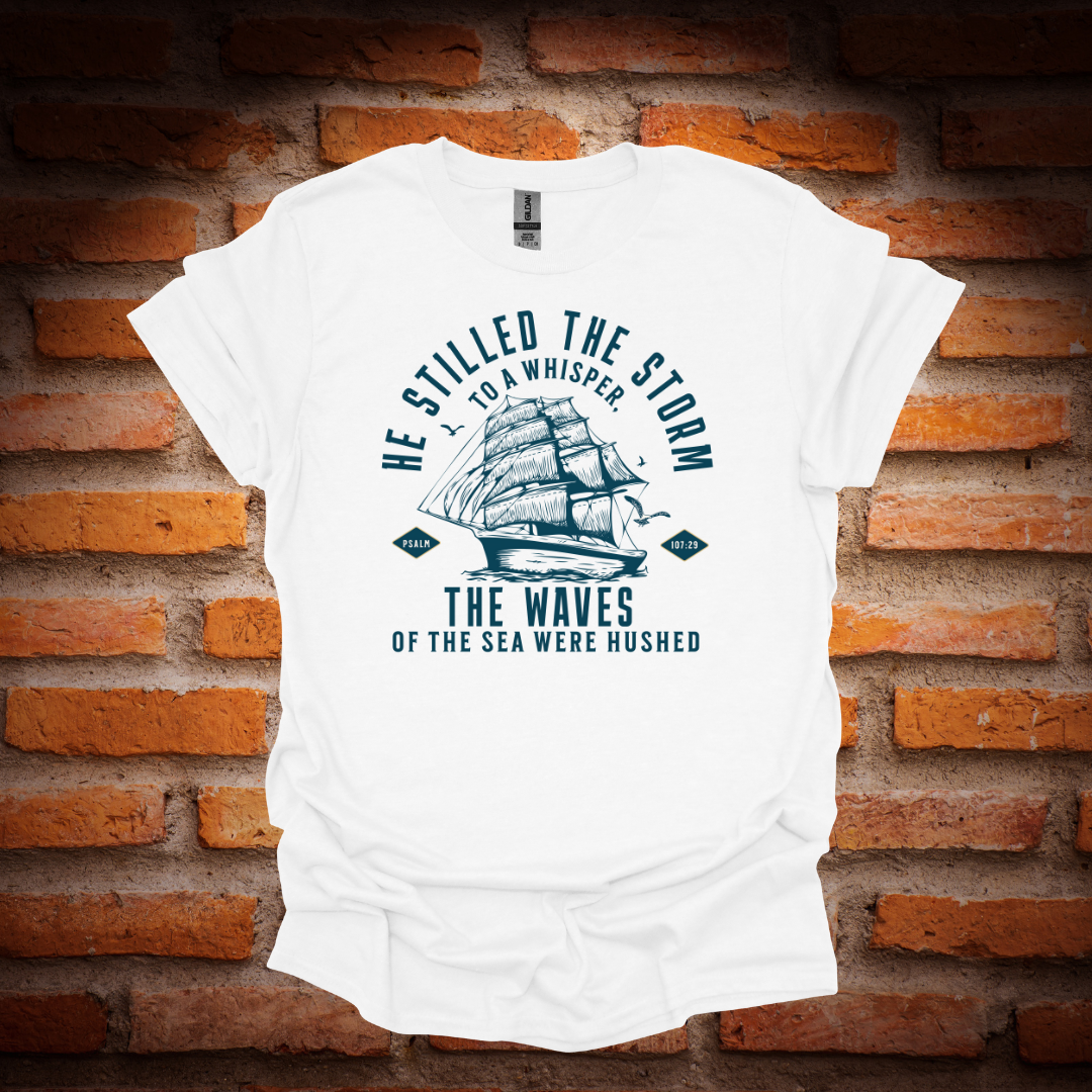 HE STILLED THE STORM T-Shirt