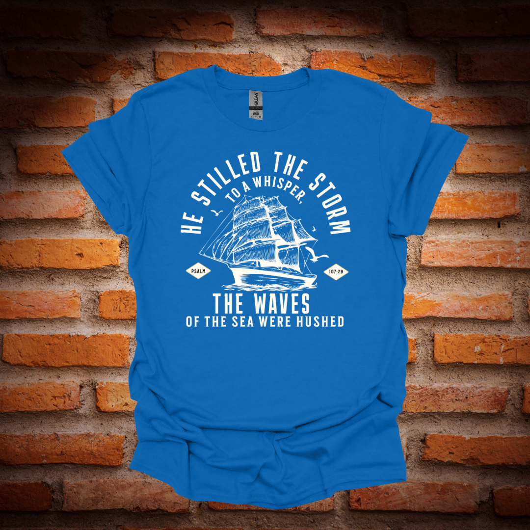 HE STILLED THE STORM T-Shirt