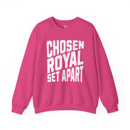 CHOSEN,ROYAL,SET APART Unisex Crewneck