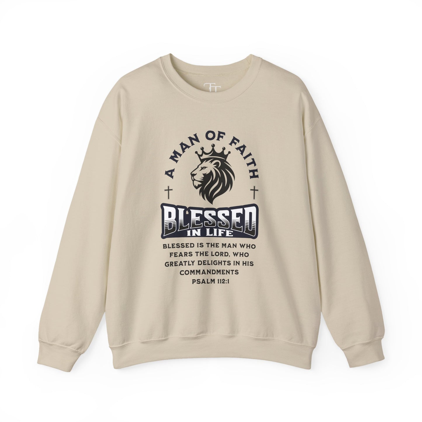 A Man Of Faith Men Crewneck