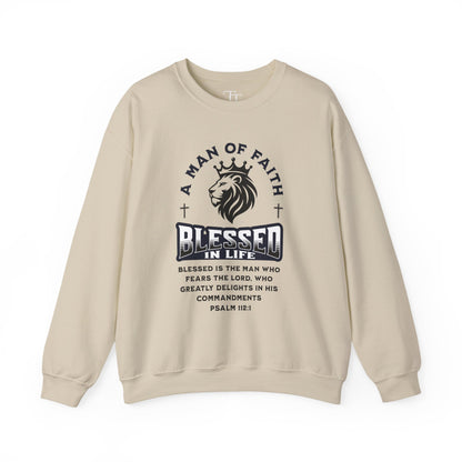 A Man Of Faith Men Crewneck
