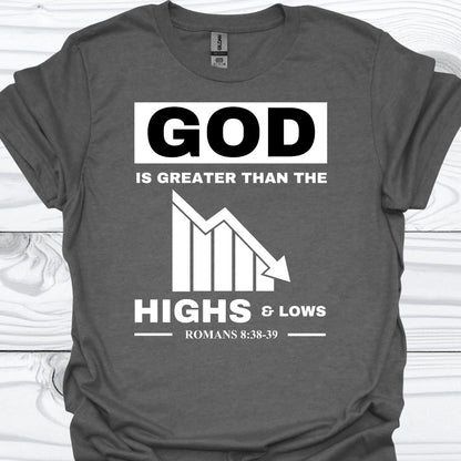 GOD IS GREATER THAN THE HIGHS AND LOWS T-Shirt