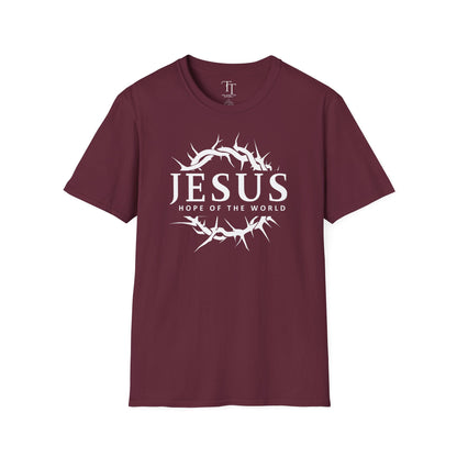 JESUS, Hope Of The World Unisex  T-Shirt