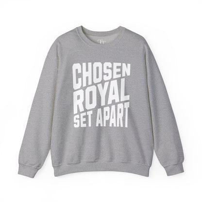 CHOSEN,ROYAL,SET APART Unisex Crewneck