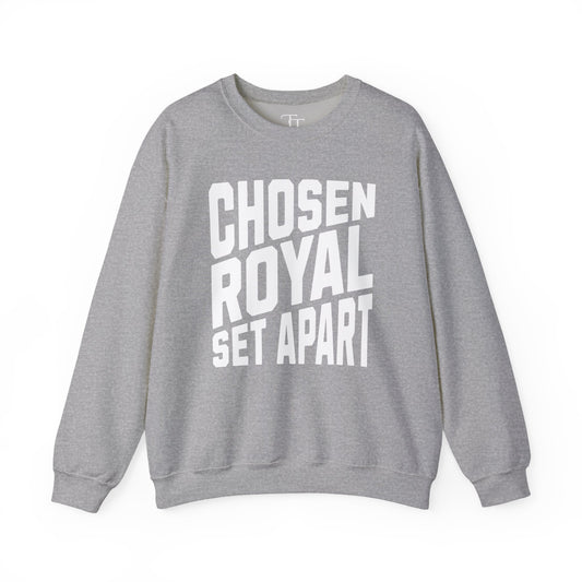 CHOSEN,ROYAL,SET APART Unisex Crewneck